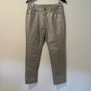 Liverpool Skinny Shimmering Gold Jeans